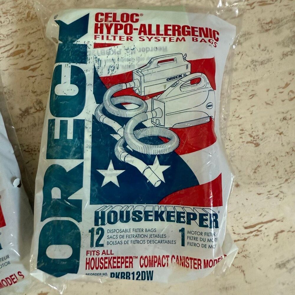 19 Oreck Housekeeper compact canister vacuum celoc hypo allergenic filter system - Picture 2 of 7